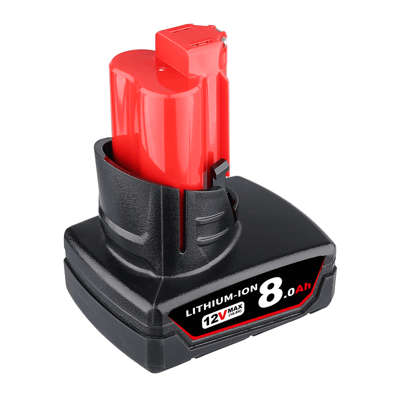 For Milwaukee 12V Battery Replacement | M12 8.0Ah Li-ion