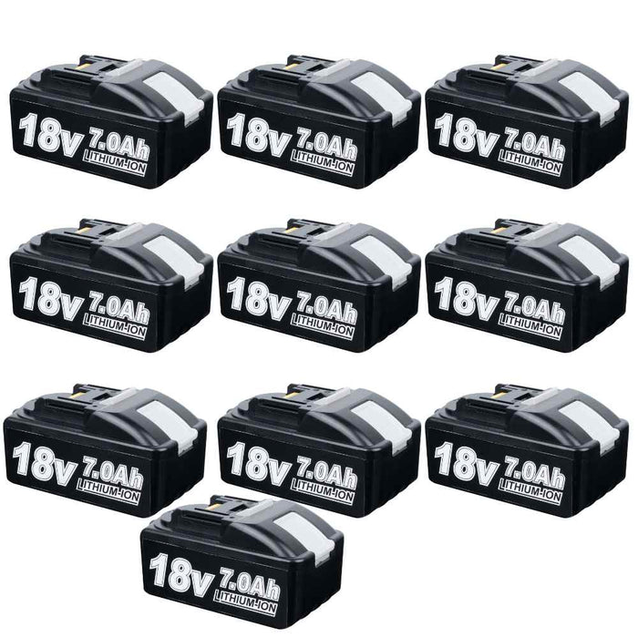 For Makita 18V Battery Replacement | BL1860 7.0Ah Li-ion Battery 10 PACK