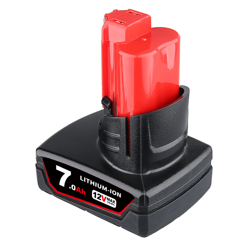 For Milwaukee 12V Battery Replacement | M12 7.0Ah Li-ion