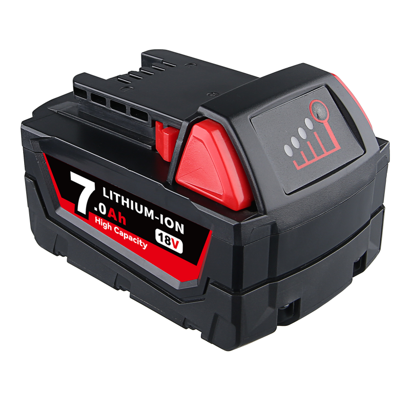 For Milwaukee 18V Battery 7Ah Replacement | M 18 Battery 4PACK