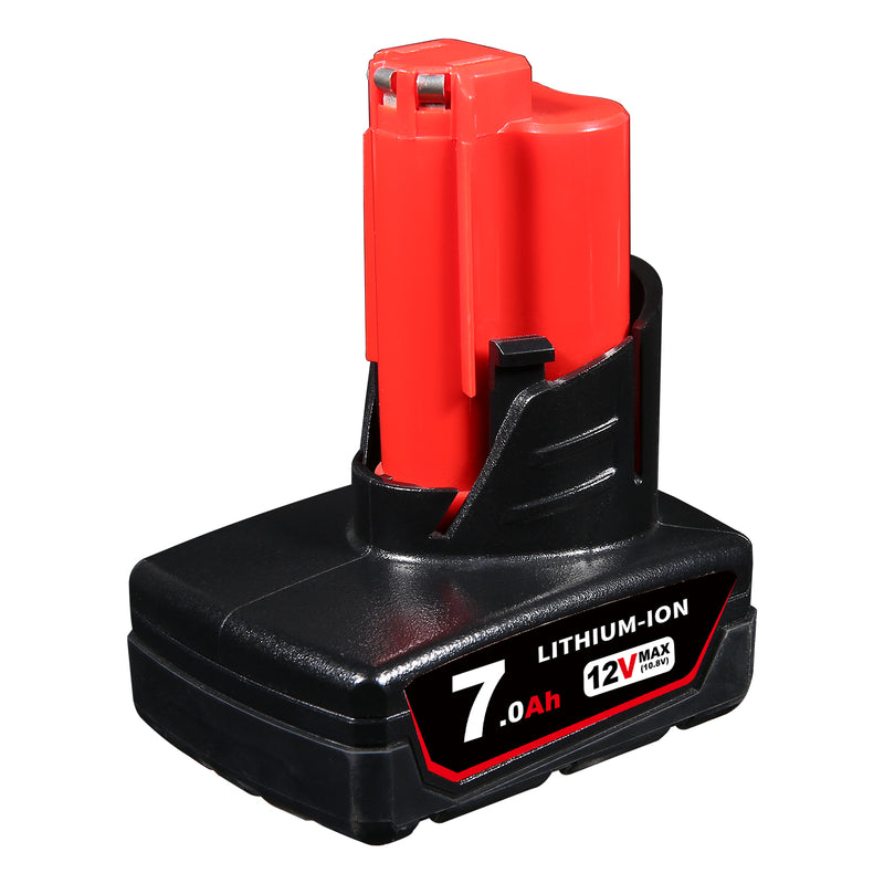 For Milwaukee 12V Battery Replacement | M12 7.0Ah Li-ion