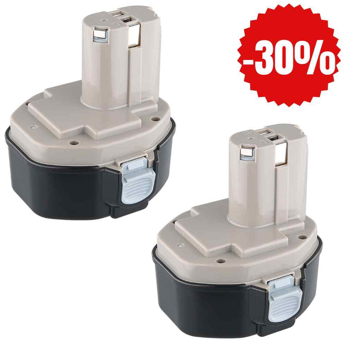 For Makita Battery 14.4V 4.8Ah Replacement | 1420 PA14 Ni-Mh Batteries 2 Pack