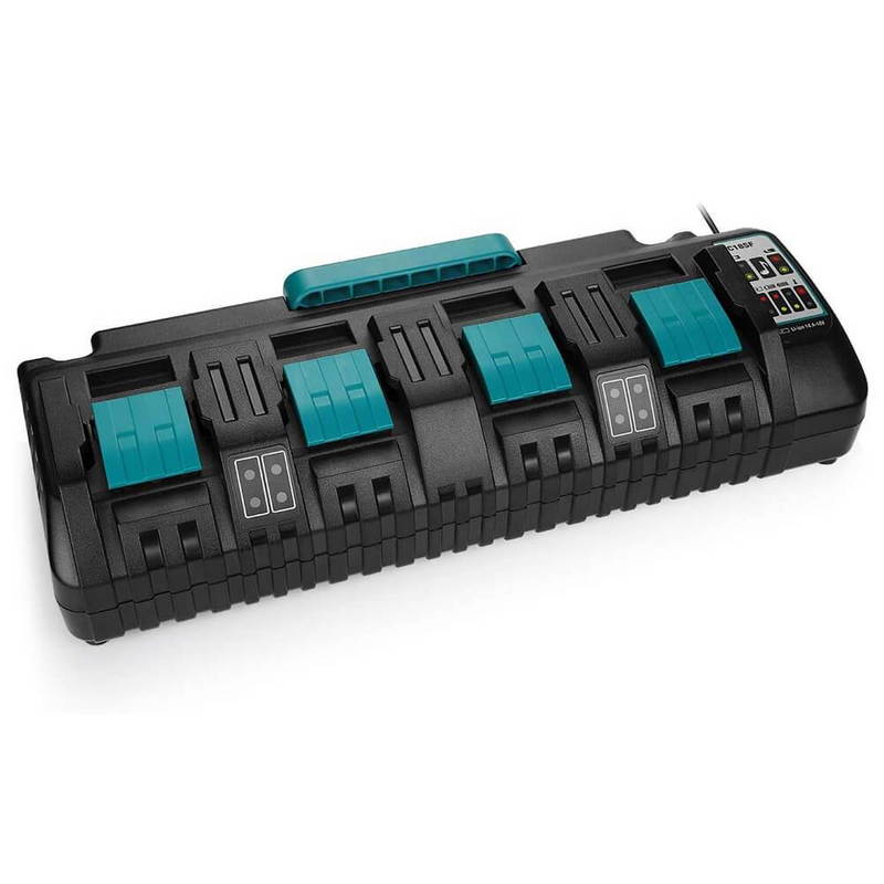 4-PORT 18V LITHIUM-ION CHARGER DC18SF FOR MAKITA 14.4V-18V LITHIUM BATTERY BL1890B BL1860 BL1850B BL1430