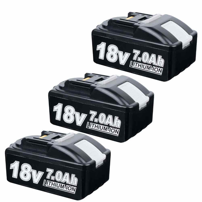 For Makita 18V Battery Replacement | BL1860 7.0Ah Li-ion Battery 3 PACK