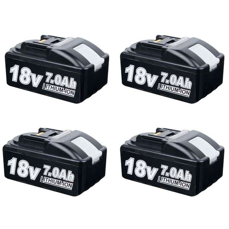 For Makita 18V Battery Replacement | BL1860 7.0Ah Li-ion Battery 4 PACK