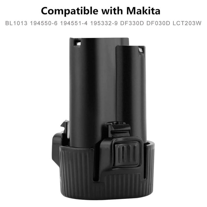 For Makita 10.8V Battery Replacement | BL1013 4.8Ah Li-Ion Battery