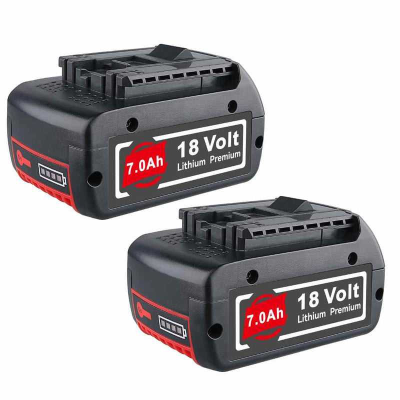 For Bosch 18V Battery 7.0Ah Replacement | BAT610G Battery 2PACK