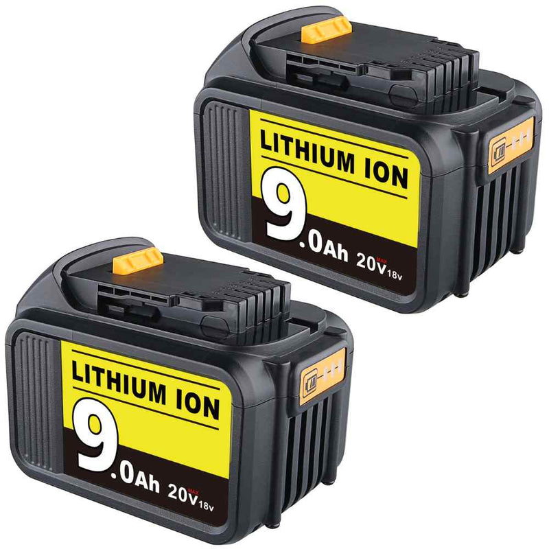 For Dewalt 20V Max 9.0 Ah Battery | DCB200 Li-ion Batteries 2PACK