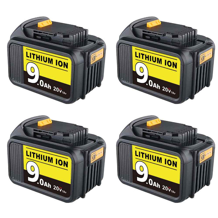 For Dewalt 20V Max 9.0 Ah Battery | DCB200 Li-ion Batteries 4PACK