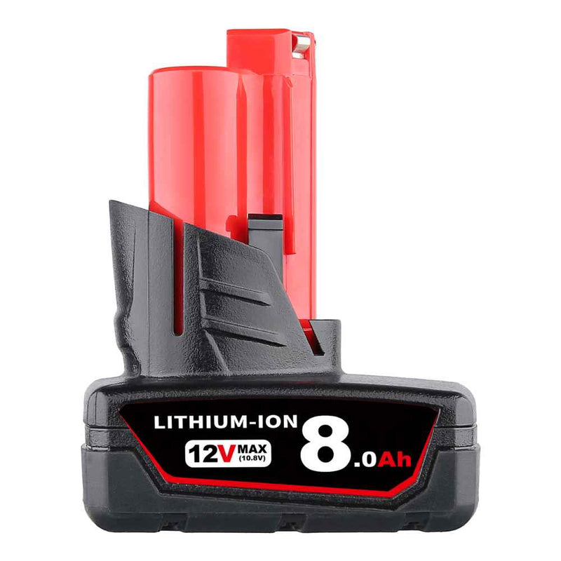 For Milwaukee 12V Battery Replacement | M12 8.0Ah Li-ion