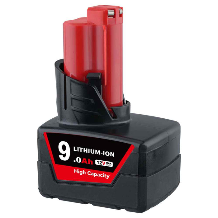 For Milwaukee 12V Battery Replacement | M12 9.0Ah Li-ion