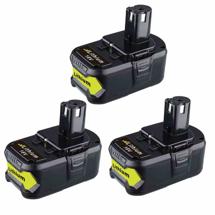 For Ryobi 18V 8.0Ah Battery Replacement | P108 batteries  3 Pack