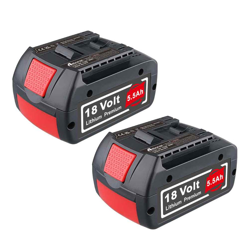 For Bosch 18V Battery 5.5Ah Replacement | BAT610G Battery 2PACK