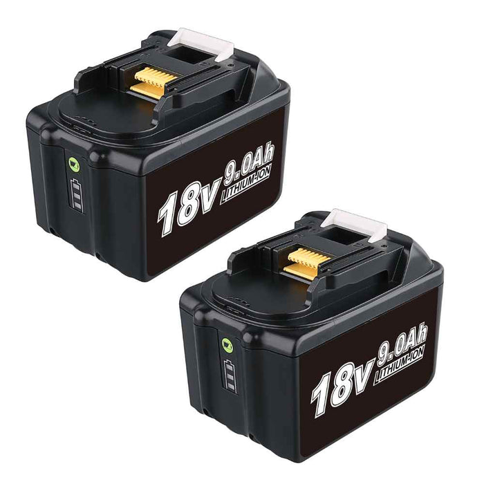 For Makita 18V Battery 9Ah Replacement | BL1890B Batteries 2 Pack