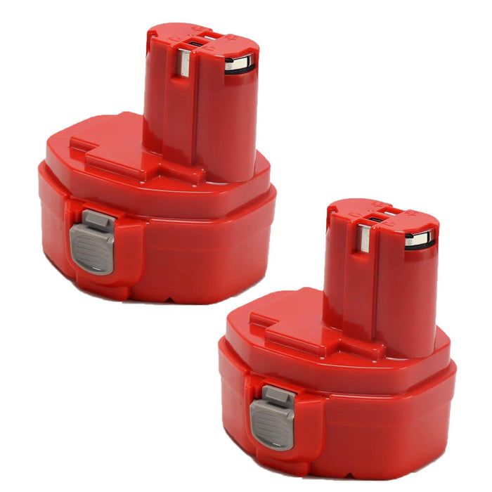 For Makita 14.4V 1420 Ni-Mh Battery| 4.8Ah Battery 2 Pack RED