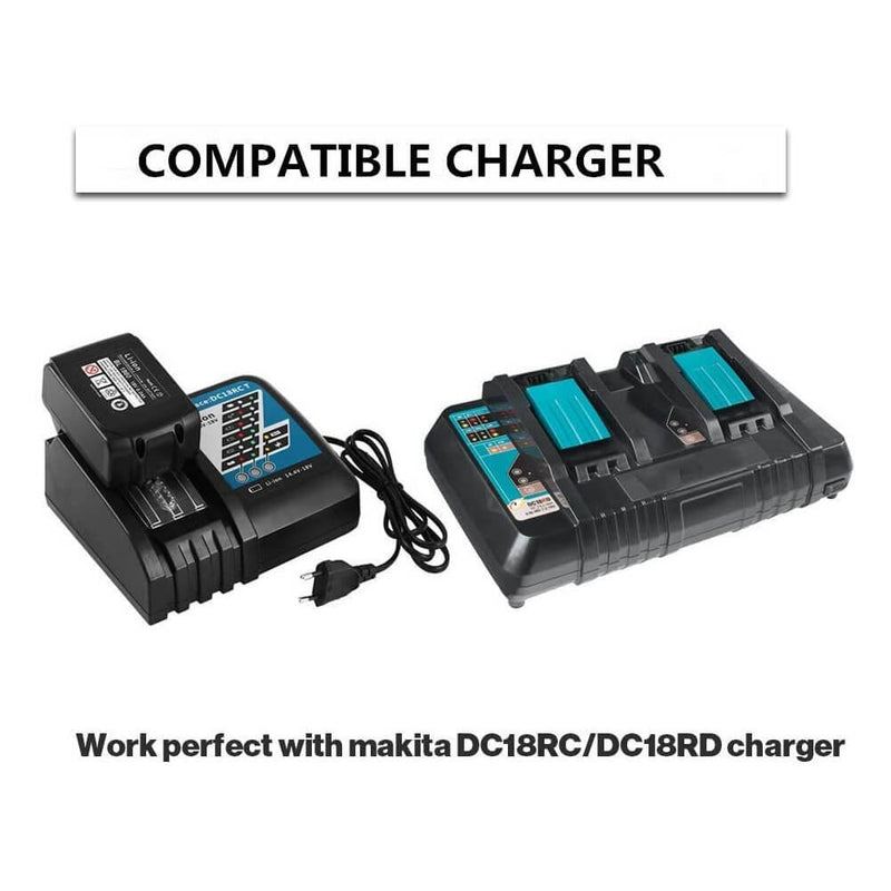 For Makita 18V Battery Replacement | BL1860B 7.0Ah Li-ion Battery 2 Pack