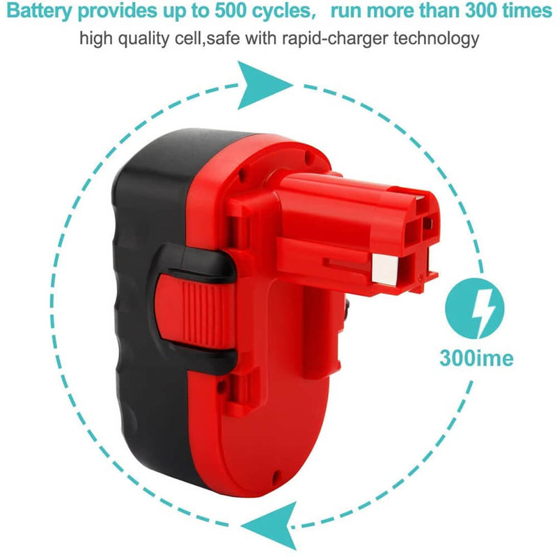 For Bosch 18V Battery 4.8Ah Replacement | BAT181 Ni-HM Battery