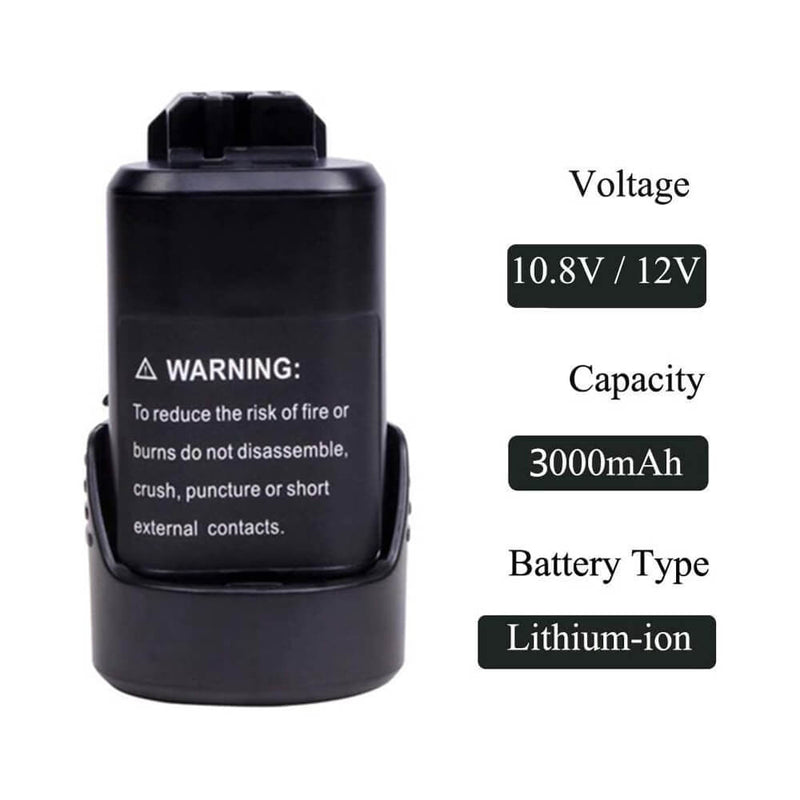 For Makita BL1013 Battery Replacement | 10.8V 4.8Ah  Li-Ion Battery 5 Pack