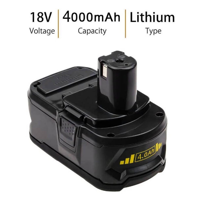 For Ryobi 18V Battery 18V 5.5Ah Replacement Battery | P108 4 Pack batteries