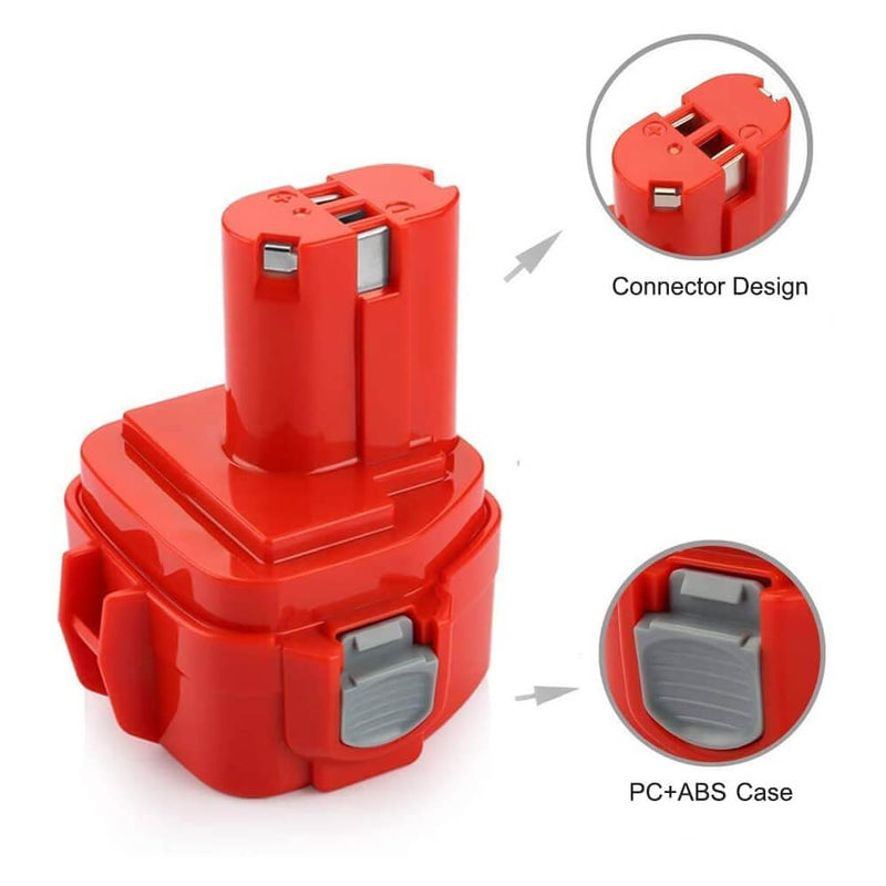For Makita 12V Battery 4.8Ah Replacement | 1220 Ni-Mh Battery