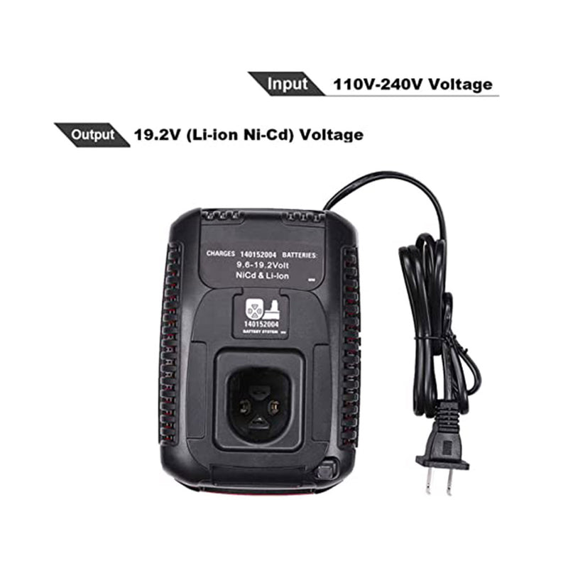 VINIDA Replacement Battery Charger for Craftsman DieHard C3 9.6V and 19.2 V Ni-Cd & Lithium-Ion XCP Battery