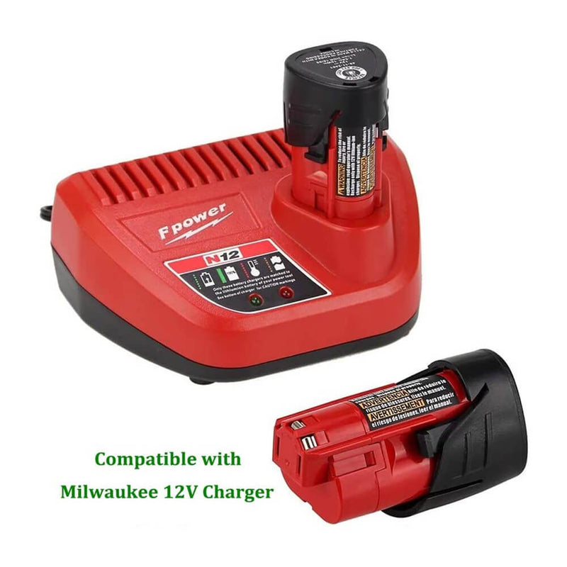 For Milwaukee 12V 3.5Ah Battery Replacement | M12 Li-ion Battery