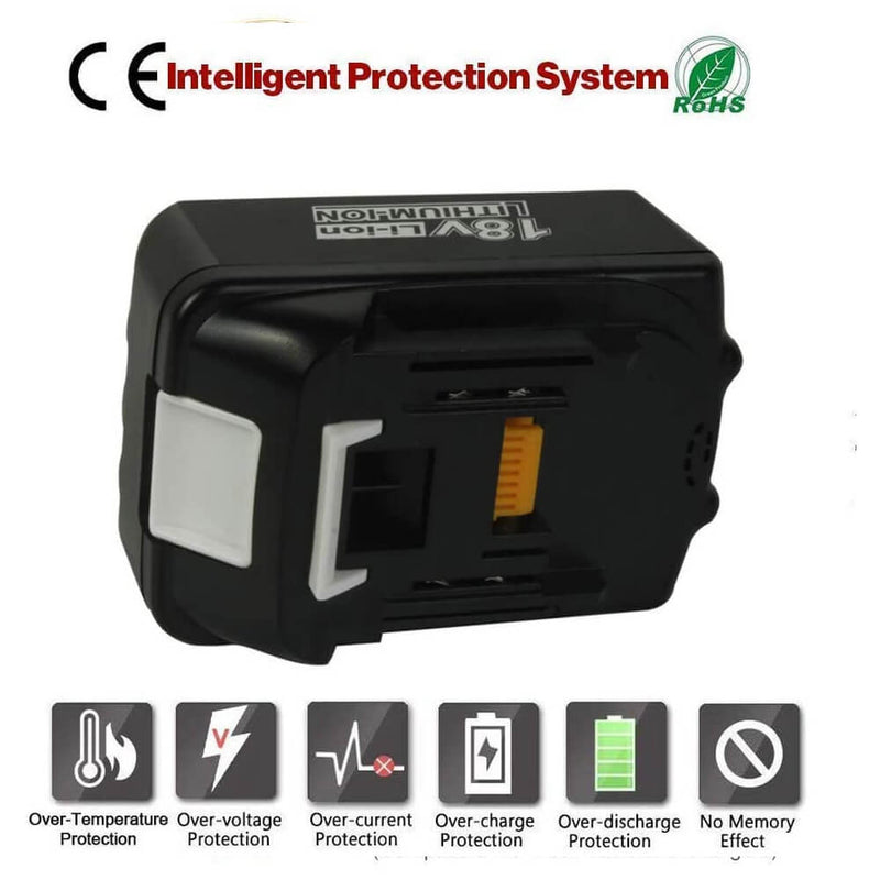 For Makita 18V Battery 8Ah Replacement | 18V BL1860 Battery