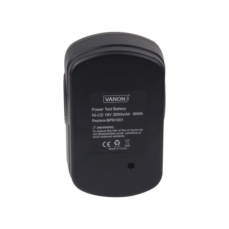 For Earthwise 18V Battery Replacement | BP91001 2000mAh Ni-MH Battery - Vanonbattery