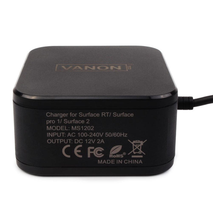 MS1202 Adapter for Microsoft Surface 2 RT / Pro 1/2 24W Charger 1513 Power Supply 1512 - Vanonbattery