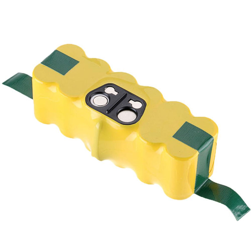 4.5Ah Compatible With iRobot Roomba 14.4V Battery Replacement | High Capacity NI-MH 2 Pack Yellow