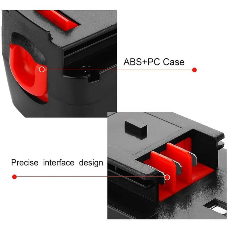 For Black and Decker HPB18 18V 4.8Ah Battery Replacement 3PACK