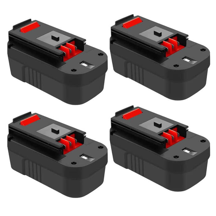 For Black and Decker HPB18 18V 4.8Ah Battery Replacement 4PACK
