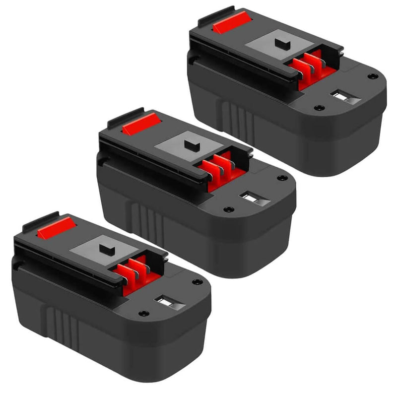 For Black and Decker HPB18 18V 4.8Ah Battery Replacement 3PACK